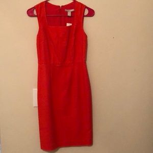 Banana Republic red/orange career dress